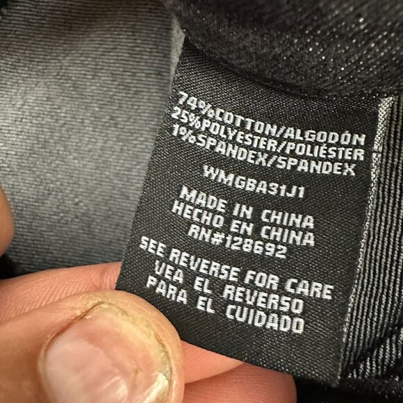 Madden NYC Womens High Rise Barrel Jeans XS Midnight Wash Black Elastic Waistban - Picture 6 of 7